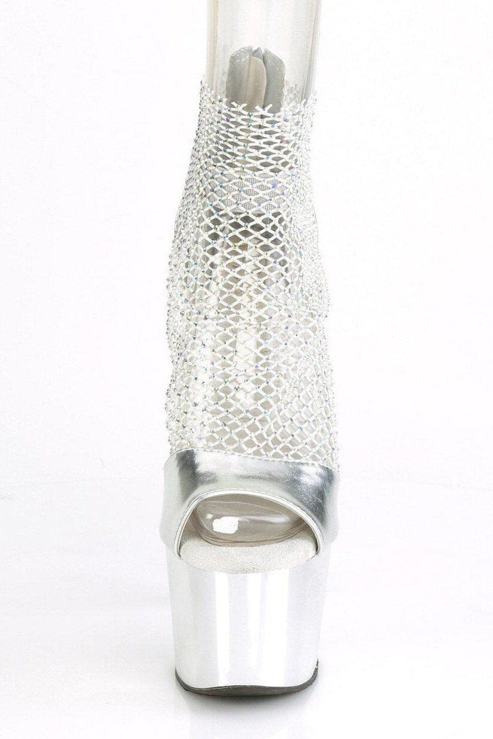 SS-ADORE-765RM Sandal | Silver Faux Leather