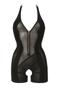 Patrice Brand SS August Fetish Shaping Bodysuit in Black Lycra from SexyShoes.com