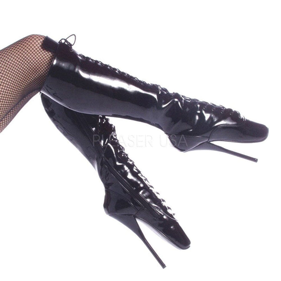 SS-BALLET-2020 Ballet Knee Boot | Black Patent-Footwear-Pleaser Brand-Black-11-Patent-SEXYSHOES.COM