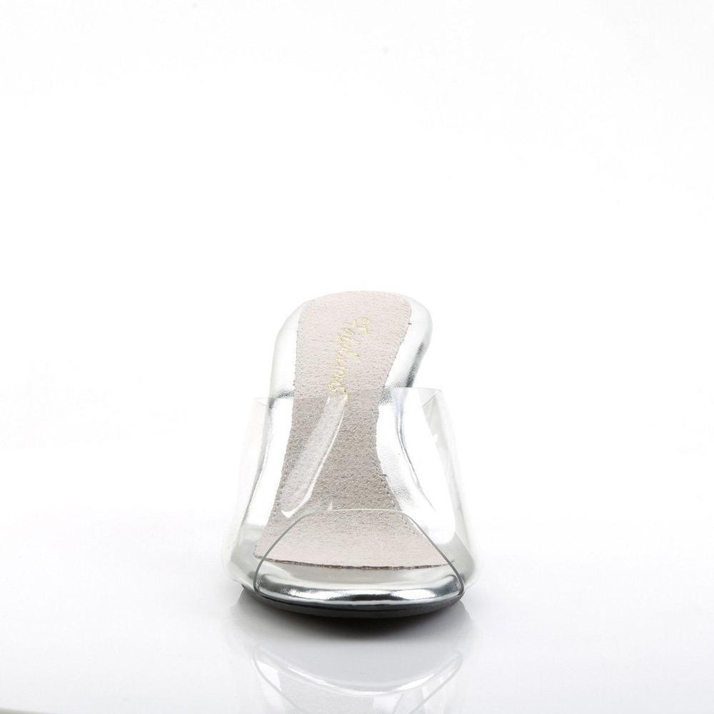 SS-BELLE-301 Bootie | Clear Vinyl-Footwear-Pleaser Brand-Clear-11-Vinyl-SEXYSHOES.COM