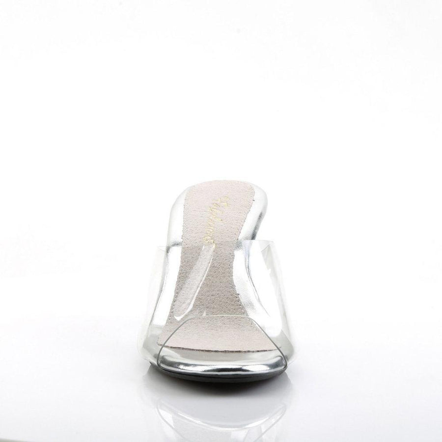 SS-BELLE-301 Bootie | Clear Vinyl-Footwear-Pleaser Brand-Clear-11-Vinyl-SEXYSHOES.COM