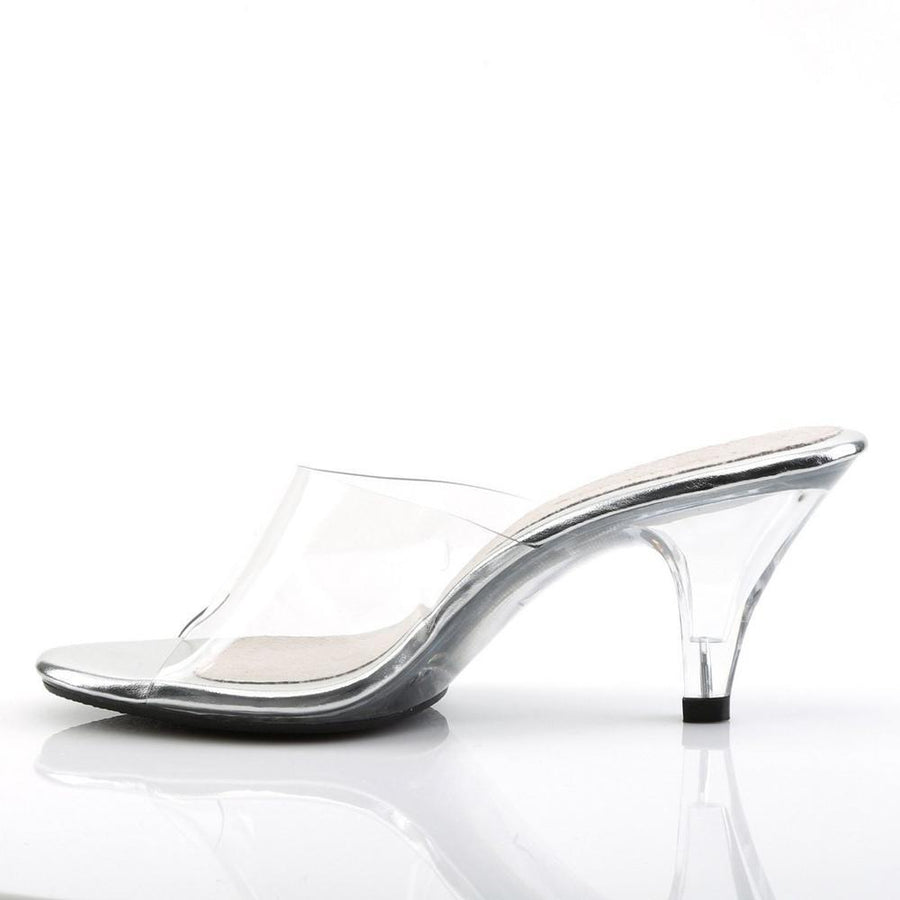 SS-BELLE-301 Bootie | Clear Vinyl-Footwear-Pleaser Brand-Clear-11-Vinyl-SEXYSHOES.COM