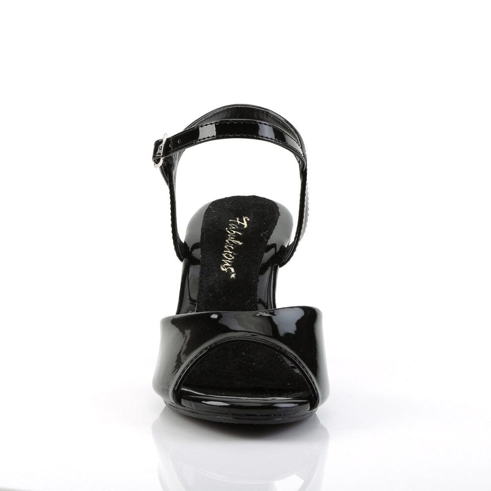SS-BELLE-309 Sandal | Black Patent-Footwear-Pleaser Brand-Black-5-Patent-SEXYSHOES.COM