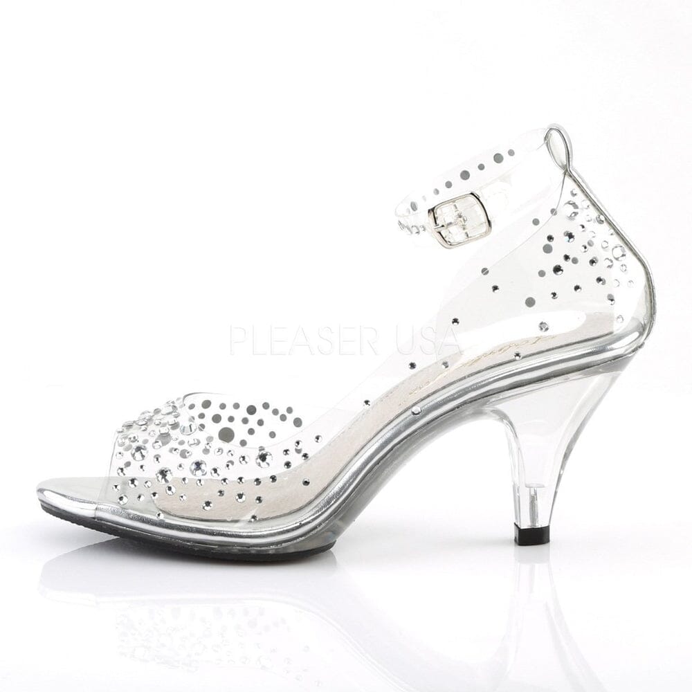 SS-BELLE-330RS Sandal | Clear Vinyl-Footwear-Pleaser Brand-Clear-14-Vinyl-SEXYSHOES.COM