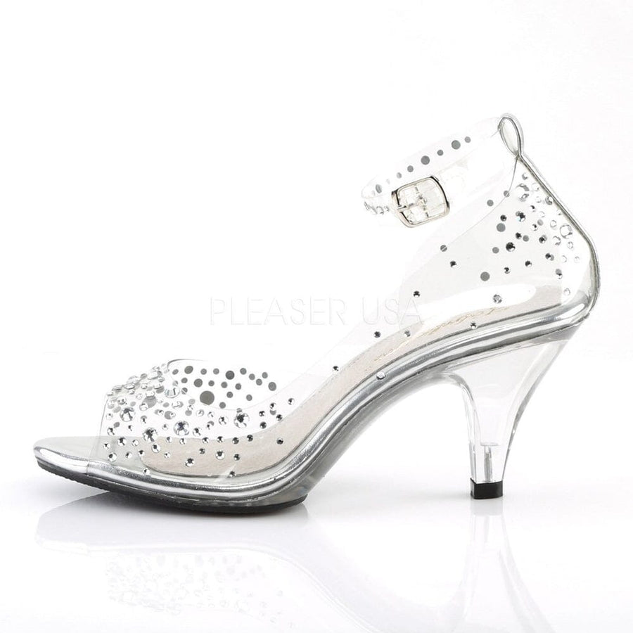 SS-BELLE-330RS Sandal | Clear Vinyl-Footwear-Pleaser Brand-Clear-14-Vinyl-SEXYSHOES.COM