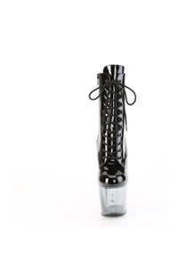 Pleaser BLISS-1020BC Black Patent Ankle Boot in Black Patent