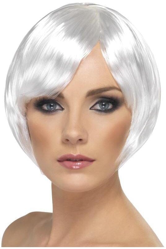 SS-Babe Wig | White-Costume Accessories-Fever Brand-White-O/S-SEXYSHOES.COM