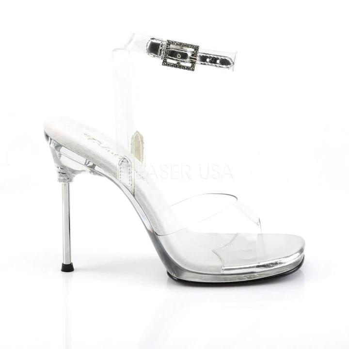 SS-CHIC-06 Sandal | Clear Vinyl-Footwear-Pleaser Brand-Clear-5-Vinyl-SEXYSHOES.COM
