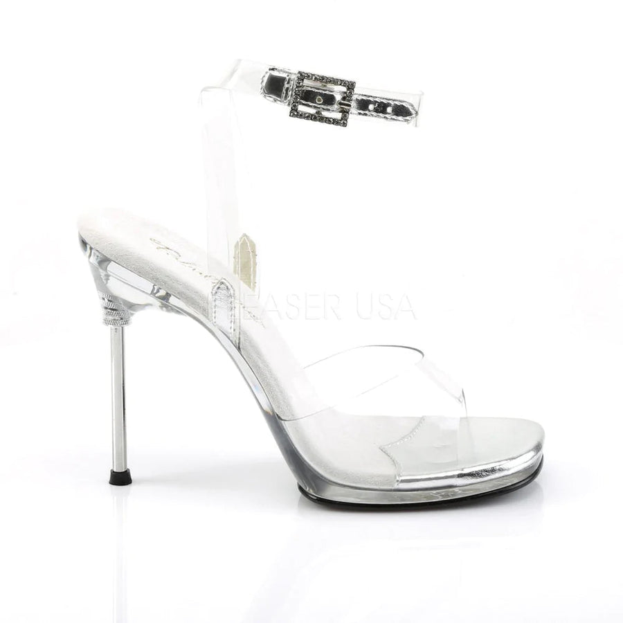 SS-CHIC-06 Sandal | Clear Vinyl-Footwear-Pleaser Brand-Clear-5-Vinyl-SEXYSHOES.COM
