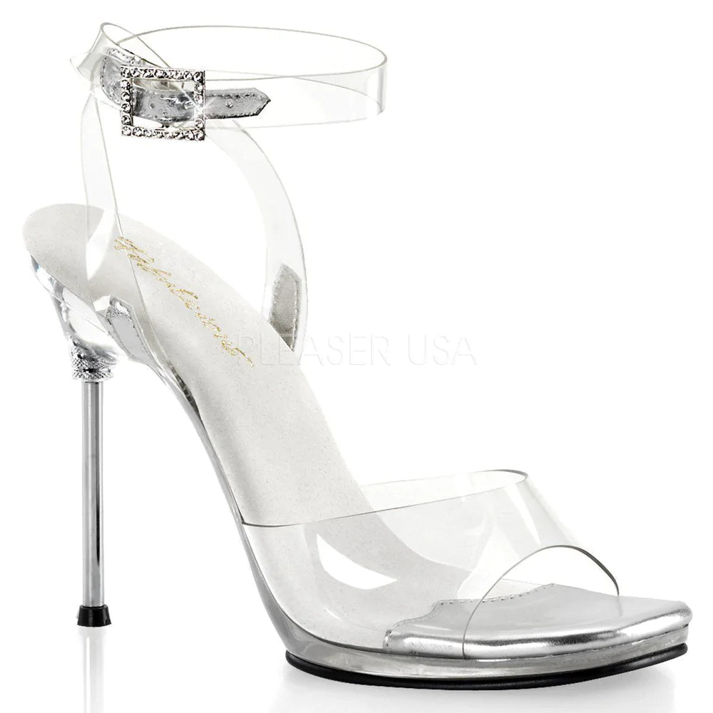 SS-CHIC-06 Sandal | Clear Vinyl-Footwear-Pleaser Brand-Clear-5-Vinyl-SEXYSHOES.COM