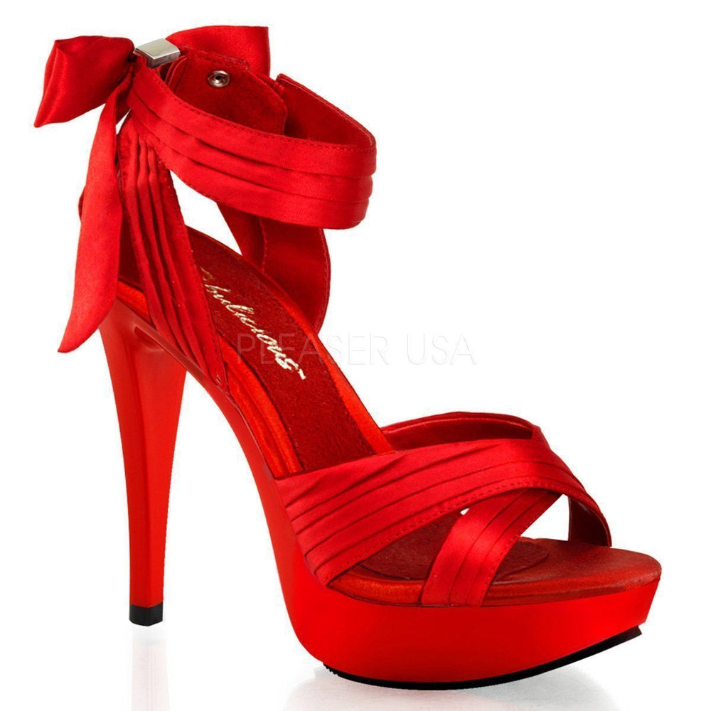 SS-COCKTAIL-568 Sandal | Red Fabric-Footwear-Pleaser Brand-Red-14-Fabric-SEXYSHOES.COM