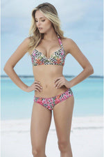 SS-Comfort Swim Top | Geo Blossom Print