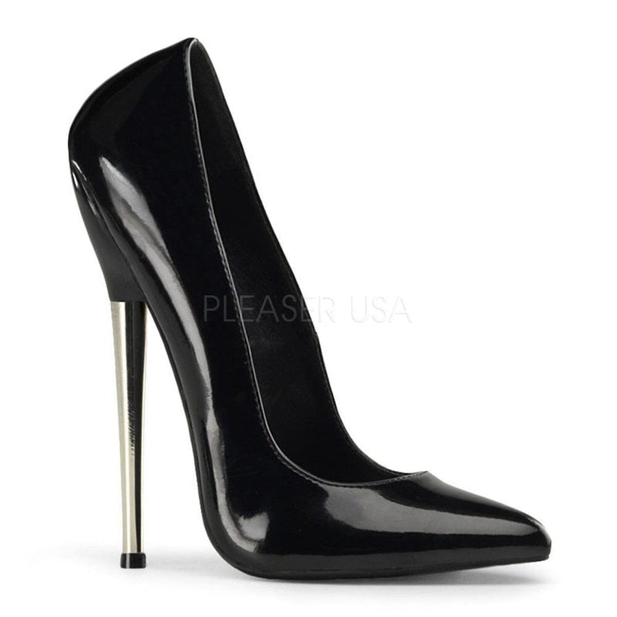 Pleaser Brand SS DAGGER 01 Pump in Black Patent from SexyShoes.com