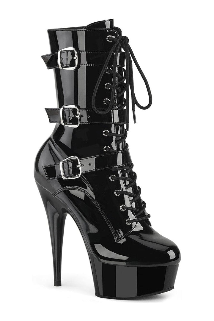 Pleaser Black Ankle Boots Platform Stripper Shoes | Buy at Sexyshoes.com