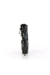 Pleaser DELIGHT-1043 Black Patent Ankle Boot in Black Patent