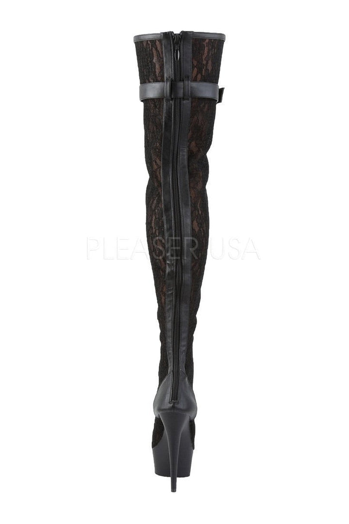 Pleaser Thigh Boots Platform Stripper Shoes | Buy at Sexyshoes.com