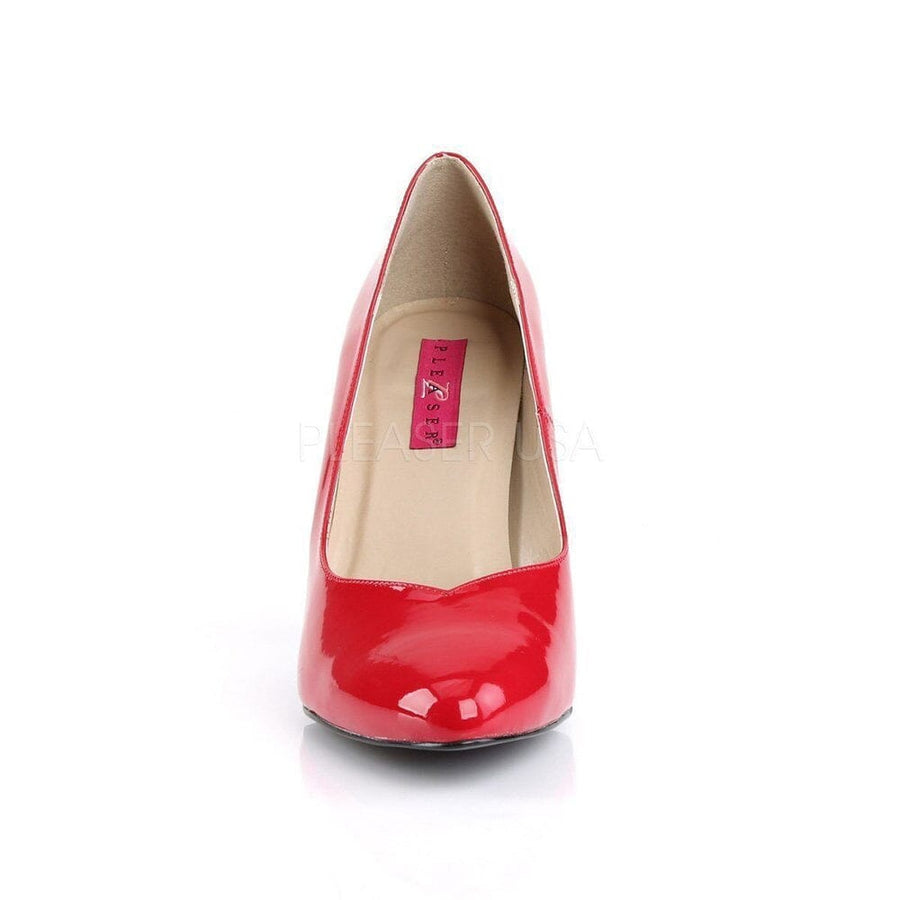 Pleaser Brand SS DREAM 420 Pump in Red Patent