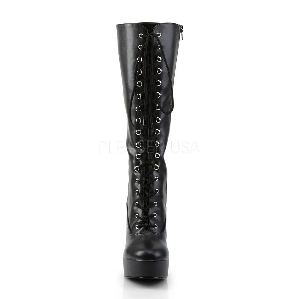 SS-ELECTRA-2020 Platform Boot | Black Faux Leather-Footwear-Pleaser Brand-Black-15-Faux Leather-SEXYSHOES.COM