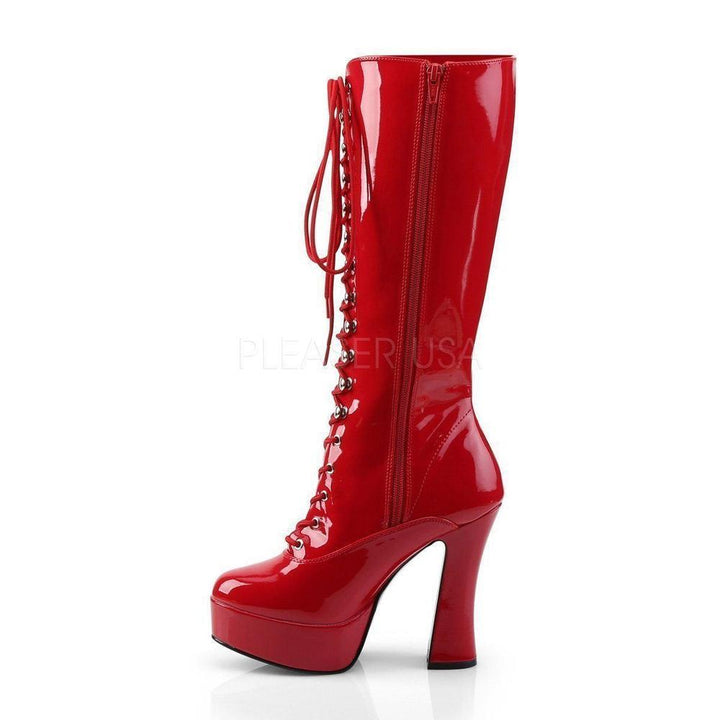 SS-ELECTRA-2020 Platform Boot | Red Patent-Footwear-Pleaser Brand-Red-16-Patent-SEXYSHOES.COM