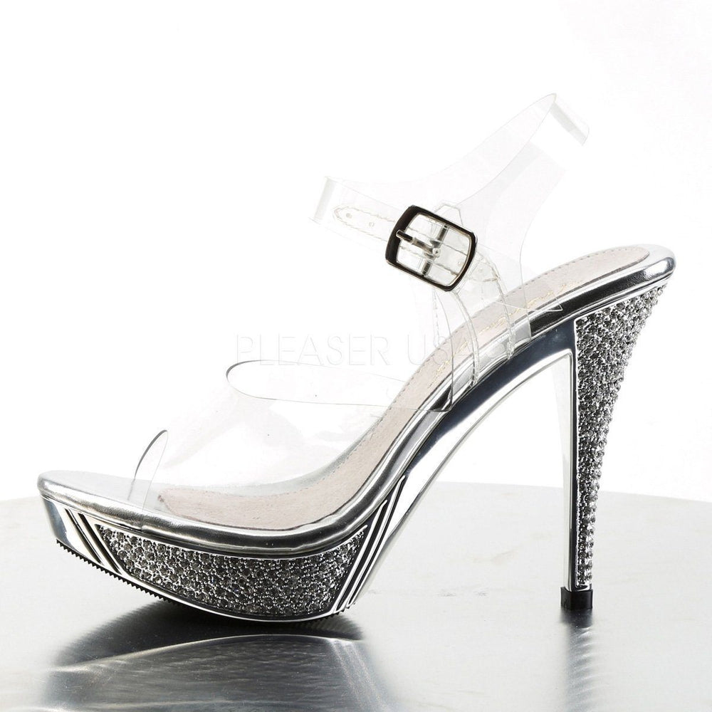 SS-ELEGANT-408 Sandal | Clear Vinyl-Footwear-Pleaser Brand-Clear-10-Vinyl-SEXYSHOES.COM