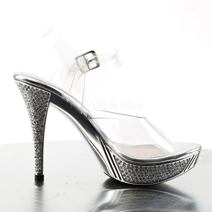 SS-ELEGANT-408 Sandal | Clear Vinyl-Footwear-Pleaser Brand-Clear-10-Vinyl-SEXYSHOES.COM