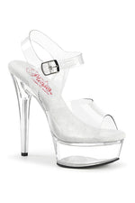 EXCITE-608 Sandal | Clear Vinyl