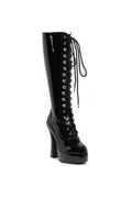 Ellie Shoes 557-GINA Heel Stretch Knee Boot W/Inner zipper