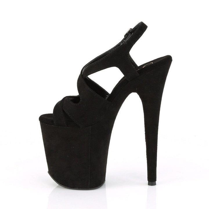 SS-FLAMINGO-831FS Exotic Sandal | Black Faux Leather-Footwear-Pleaser Brand-Black-7-Faux Leather-SEXYSHOES.COM