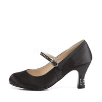 SS-FLAPPER-20 Mary Jane | Black Faux Leather-Footwear-Pleaser Brand-Black-6-Faux Leather-SEXYSHOES.COM