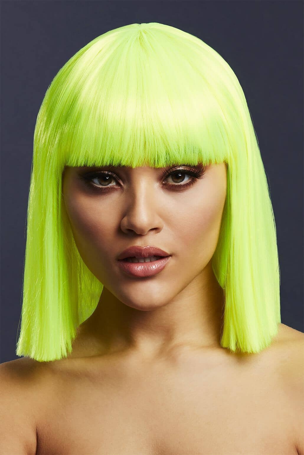 SS-Fever Lola Wig | Neon Lime-Accessories-Fever Brand-Green-O/S-SEXYSHOES.COM