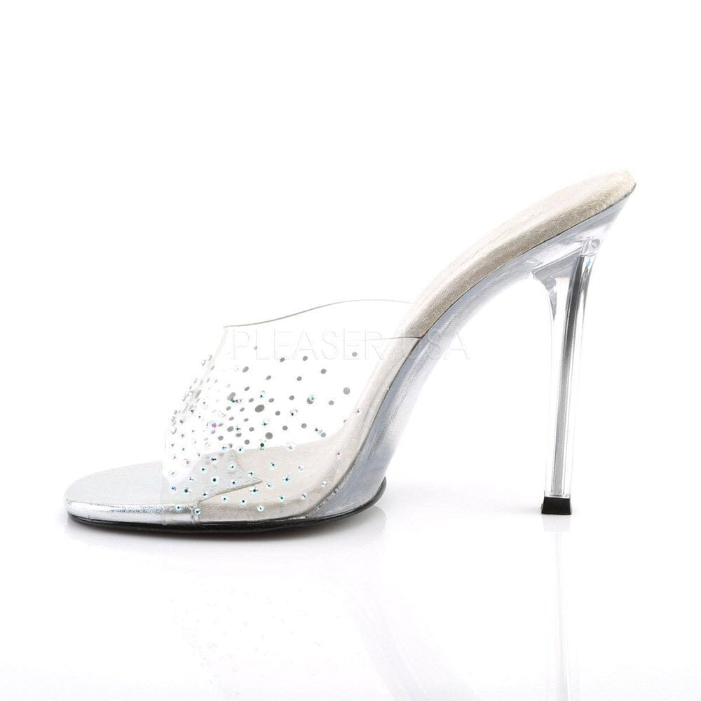 SS-GALA-01SD Mule | Clear Vinyl-Footwear-Pleaser Brand-Clear-8-Vinyl-SEXYSHOES.COM