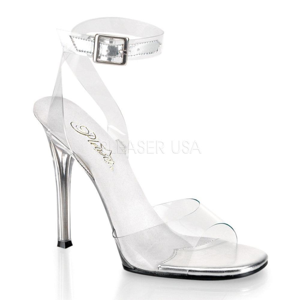 SS-GALA-06 Sandal | Clear Vinyl-Footwear-Pleaser Brand-Clear-5-Vinyl-SEXYSHOES.COM