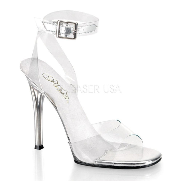 SS-GALA-06 Sandal | Clear Vinyl-Footwear-Pleaser Brand-Clear-5-Vinyl-SEXYSHOES.COM