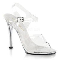 Pleaser Brand SS GALA 08 Sandal in Clear Vinyl from SexyShoes.com