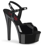 SS-GLEAM-609 Sandal | Black Patent