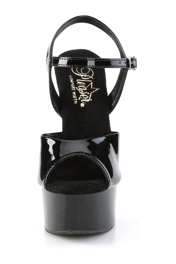 SS-GLEAM-609 Sandal | Black Patent