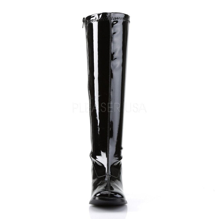 SS-GOGO-300WC Go Go Boot | Black Patent-Footwear-Pleaser Brand-Black-10-Patent-SEXYSHOES.COM