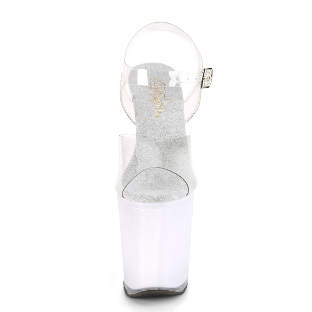 SS-ILLUMINATOR-808 Exotic Sandal | Clear Vinyl-Footwear-Pleaser Brand-Clear-7-Vinyl-SEXYSHOES.COM