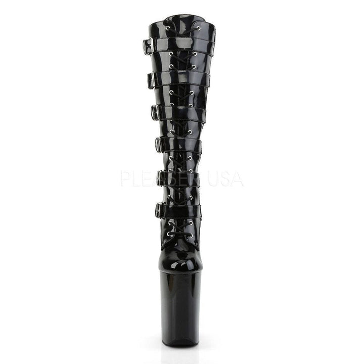 SS-INFINITY-2049 Platform Boot | Black Patent-Footwear-Pleaser Brand-Black-8-Patent-SEXYSHOES.COM