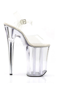 Pleaser INFINITY-908 Platform Sandal in Clear Vinyl
