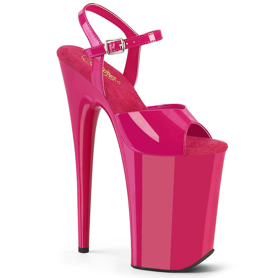 SS-INFINITY-909 Fuchsia Patent Sandal-Footwear-Pleaser Brand-Fuchsia-7-Patent-SEXYSHOES.COM