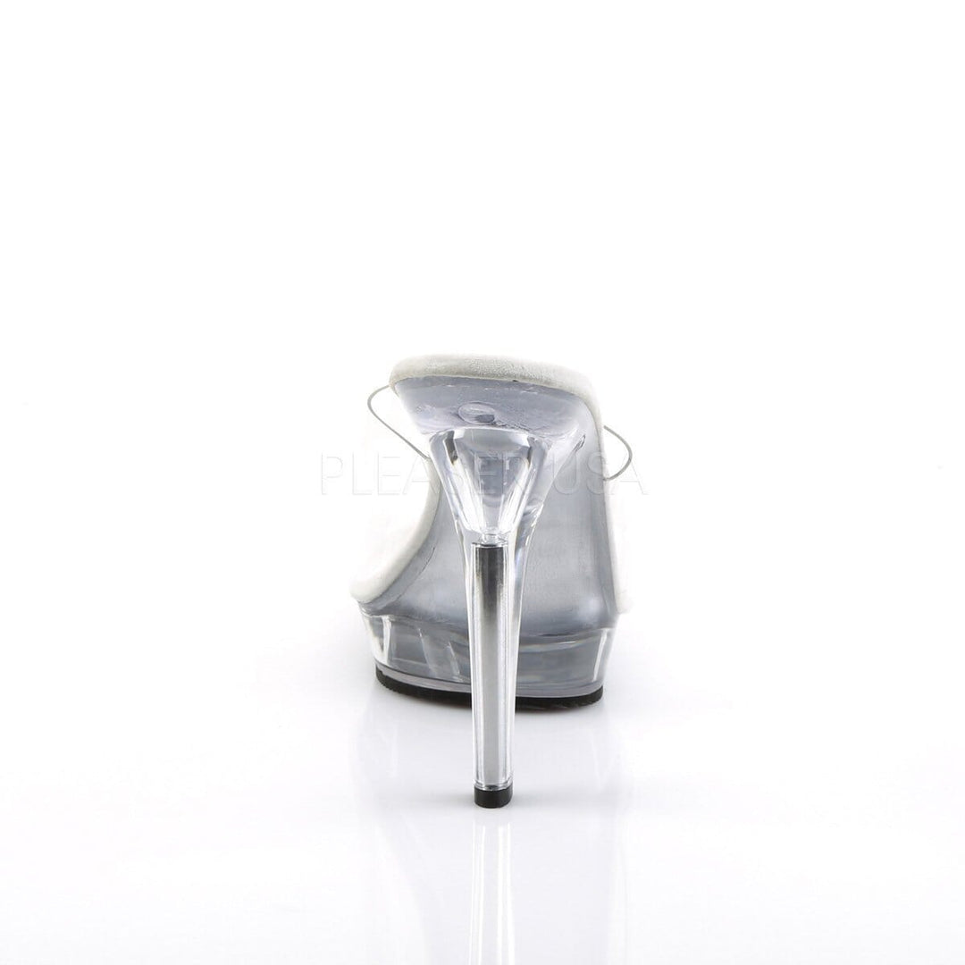 SS-LIP-101 Platform Slide | Clear Vinyl-Footwear-Pleaser Brand-Clear-7-Vinyl-SEXYSHOES.COM