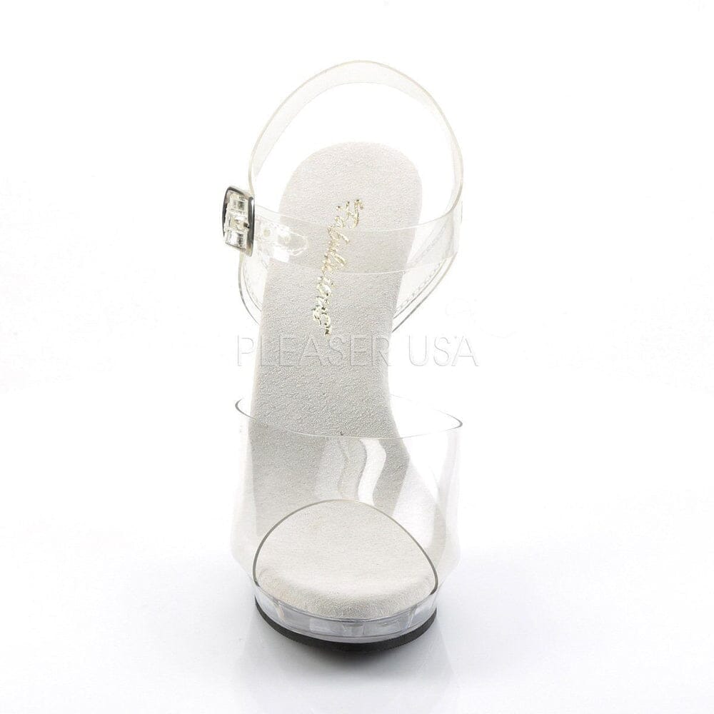 SS- LIP-108 Sandal | Clear Vinyl-Footwear-Pleaser Brand-Clear-7-Vinyl-SEXYSHOES.COM