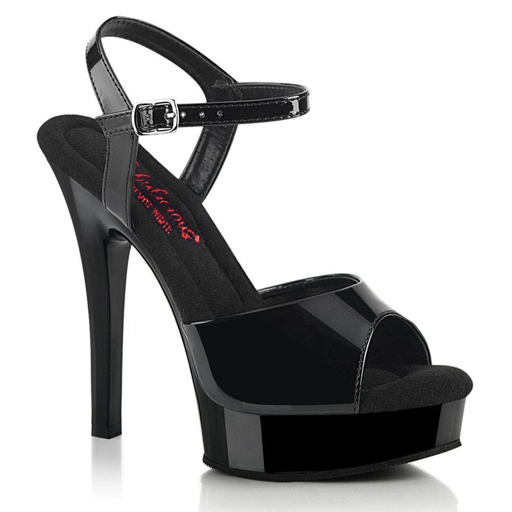 SS-MAJESTY-509 Sandal | Black Vinyl-Footwear-Pleaser Brand-Black-8-Vinyl-SEXYSHOES.COM