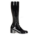 SS-RETRO-300 Go Go Boot | Black Patent