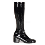 SS-RETRO-300 Go Go Boot | Black Patent