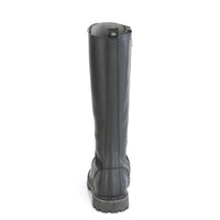 SS-RIOT-20 Black Vegan Leather Knee Boot-Footwear-Pleaser Brand-Black-14-Vegan Leather-SEXYSHOES.COM