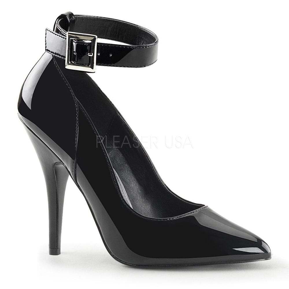 SS-SEDUCE-431 Pump | Black Patent-Footwear-Pleaser Brand-Black-9-Patent-SEXYSHOES.COM