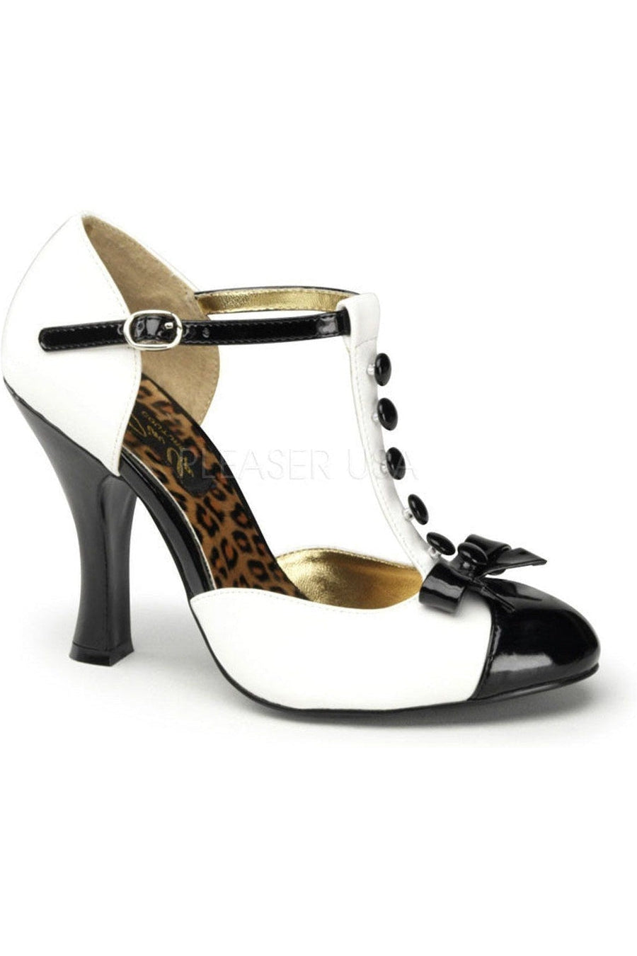 Pleaser Brand SS SMITTEN 10 Black in Black Patent from SexyShoes.com