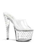 STARDUST-701 Platform Slide  | Clear Vinyl
